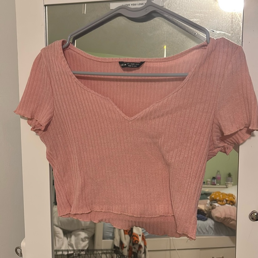 Cropped Pink Top